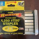 Vintage Box Arrow T50 Staples 1 2   1250 Staples Box