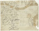 1843 Rr Guernsey Handstruck Upp 1 Southampton   London Ship Letters J W Borwick 