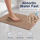 Super Water Absorbent Bath Mat Non-slip Quick Dry Bathroom Shower Rug 24 