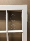 Antique Pair 8 Lite Shabby Tan Glass Casement Window Vtg 17x41 Old 1080-26b