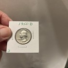 1955-d Silver Washington Quarter Dollar ---- s 