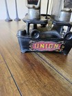 Antique Union Kerosene Sad Iron Heater Stove Double Burner- Gardner  Mass  Usa