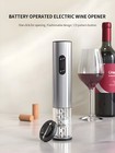 Electric Wine Opener Bottle Corkscrew With Foil Cutter Professional Wine Tool