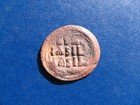 Large 34mm Byzantine Bronze Coin Circa 960-1028ad  Emperor On Throne Good Strike