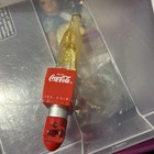 Coca Cola Coke Bottle Sparkle Night Light Sitting On Vtg Ice Chest Tested Works
