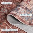  Washable Area Rug 6x9 Living Room Rug Stain   Water Resistant Foldable Thin 