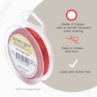   24 Gauge Tarnish Resistant Colored Copper Craft Jewelry Wrapping Wire  Anti   