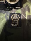 Vintage Poker Chip Set Brown Case Red White Blue Chips  Poker Game 2-10 Players