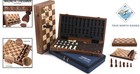 High-quality Wooden Chess Set With Travel Features And Secure Piece Placement