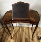 Antique French 19th C Louis Xvi Louis Xv Rosewood Satinwood Writing Table Desk