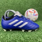 Adidas Goletto Viii Fg J Soccer Cleats Youth 13k Royal Blue Gw6162 Futbol Shoes