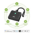 Hbn Wifi Smart Plug With 3 Independent Outlets Works With Alexa google Assistant