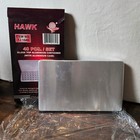 Hawk 40 Pcs Glass Top Aluminium Containers Tj1640
