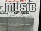 Charles Strouse Signed Magazine W Note Original Autograph Jsa Coa Annie Composer