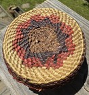 Vintage 1960   s Northwest Coast Makah Native Seabird   Canoe Designed  Basket