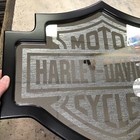 Harley Davidson Motorcycles Wall Sign Bar Mirror Shield Wood 18    X 22    Fast Ship