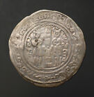 H23-29 Western Turk Shahis  Sandan  C 700-750ad Ar Drachm  Trilingual  Bimetalic