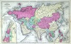 1844 Smith Map Asia China Japan Korea India Palestine Saudi Arabia Hong Kong