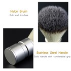 Stainless Steel Shaving Mug Bowl Set With Hair Brush For Shaving