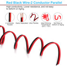 100ft 18 2 Gauge Red Black Cable Hookup Electrical Wire  18awg 2 Conductor 2 Col
