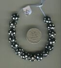 African Trade Beads Vintage Antique Venetian Glass Beads Black Skunk Beads Eye