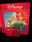 Vintage 1988 Disney Ariel Lot Of 3 Read Along Book With Tape Little Mermaid