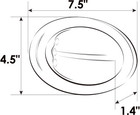 Marine Boat Surface Mount 316 High Power Led Hull Light 12v 190 Mm 2 Pcs