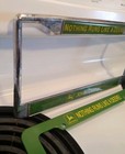 Chrome John Deere License Plate Cover- Nothing Runs Like A Deere  j 