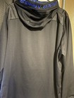 Under Armour Men s 2xl Black blue Hooded 1 4 Zip Jacket Loose