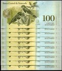 25 X Venezuela 100000  100 000  Bolivares  2017  P-100  About Unc Banknotes