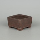 Japanese Bonsai Pot Tokoname Kyokusei Unglazed Square Pot-bp441