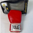 Everlast Pro Style Training Boxing Gloves 12 Oz Red White Hook Loop Model 2112