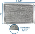 Replacement For Wb06x10608 Ge 5 X 7 62 X 0 09 Inches Microwave Oven Aluminum Mes