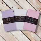 Mens Pre Folded Pocket Square Lot Of 3 Prefolded Cotton Pink White Purple  60