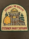 Vintage  smokey Bear Please Be Careful Protect Our Forests    Patch