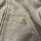 Carhartt Boys Gray Full-zip Hoodie Xl  14 16  Cotton poly Solid