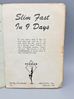 1953 Slim Fast In 9 Days Ruth Pfahler Diet Booklet Vintage Weight Loss Ephemera
