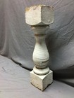 1 Large Antique Turned Wood Spindle Porch Baluster Thick Chunky Old Vtg  246-25b