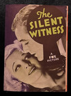The Silent Witness 1932 Movie Herald  Lionel Atwill  Greta Nissen