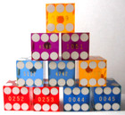 10 Casino Dice Hard Rock Lake Tahoe  Nv Clear   Frost Blue Green Red Purple Gold