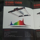 2 Spider Farmer G1500 Led Full Spectrum Dimmable Cost Effective150w stickers Lot