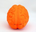 Vintage 1995 Nick   Nerf Orange Brain Ball Football Nickelodeon Kenner Rare