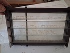 Vintage Radio Hmv 1121  4 Louvered Strips Glass Wave Band 21x31x3 5cm Frame