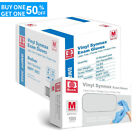 1000pcs  Basic Blue Vinyl Synmax Exam Gloves  M-size