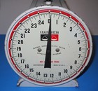 Vintage Hanson Model 2000 Metal Utility Scale 25 Lb  Capacity