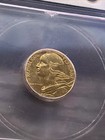 France 1994 5 Centimes Marianne Coin Icg Genuine Slabbed Break Mint Label