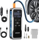 Jusuox Portable Tire Inflator Air Compressor 150 Psi Dual Power Cordless Pump