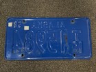 Rare 1958 1959 Alaska Truck License Plate Original Paint Nice Chevy Ford Dodge 