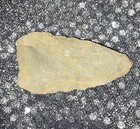  a4  Primitive Stone Knife     Hand   worked Flint Cutting Tool  2 75  Tan Artifact