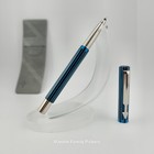Vintage Nos Parker Vector Rollerball Pen Black Blue Stripes 1999 Usa Iin W  Case